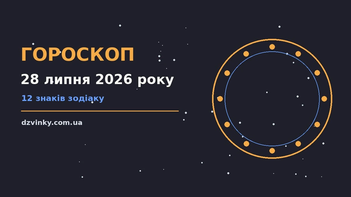 Гороскоп на 28 липня 2026 року: практичні підказки для роботи, фінансів і стосунків