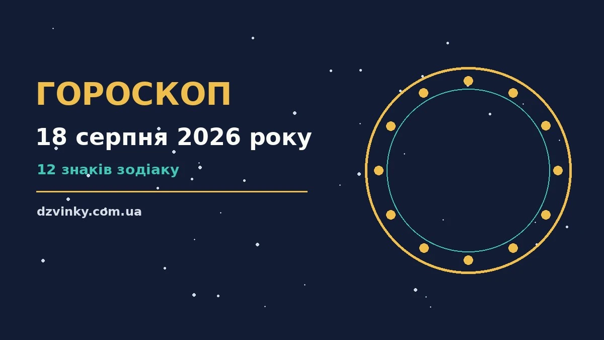 Гороскоп на 18 серпня 2026 року: важливі сигнали дня для спокійних і точних рішень