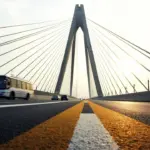 Південний міст у Дніпрі після ремонту