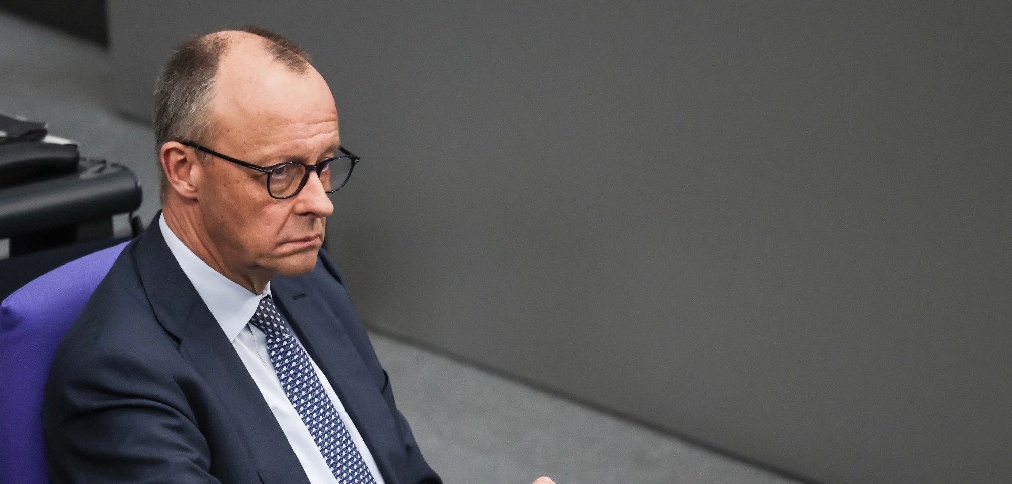 Фрідріх Мерц, канцлер ФРН, під час дебатів у Бундестазі 9 вересня 2026 року