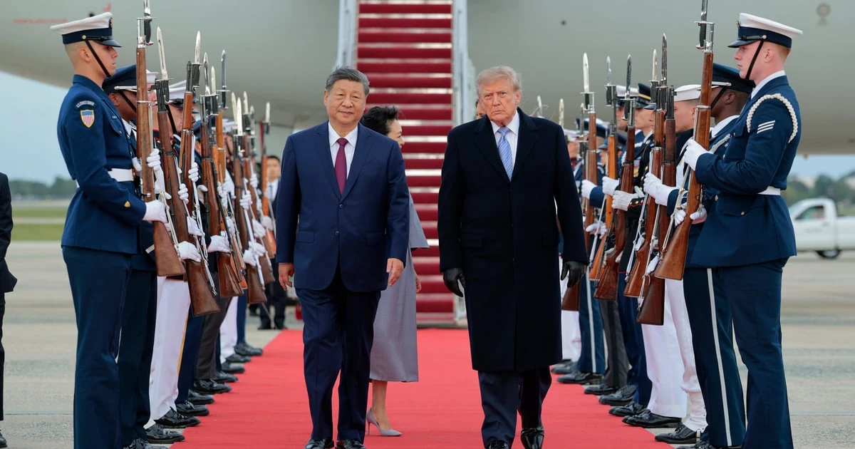 Лідер Китаю Сі Цзіньпін та президент США Дональд Трамп під час приїзду китайського глави до США, 23 вересня 2026 року