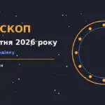 Зоряне небо над міською вежею як символ гороскопу на 10 жовтня 2026 року