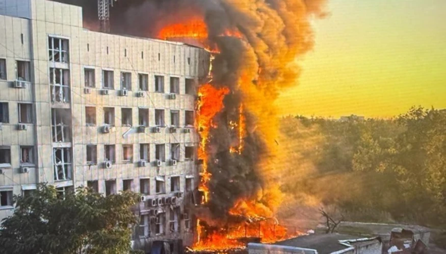 Вечір 1 жовтня у Павлограді: послідовність удару по адмінбудівлі ДТЕК