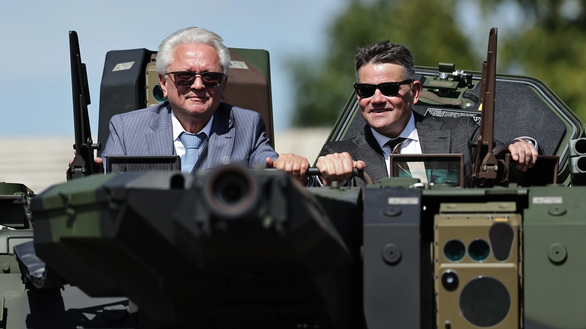 Гендиректор Rheinmetall Армін Паппергер на виставці зброї, 27 серпня 2026 року
