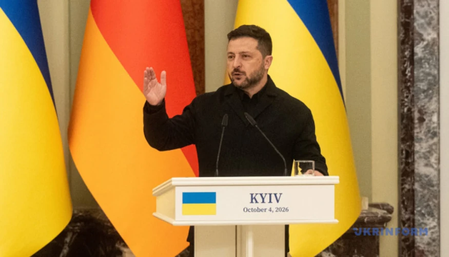 Зеленський у Києві разом із Мерцом назвав цифри «п’ятдесятників» для столиці та області