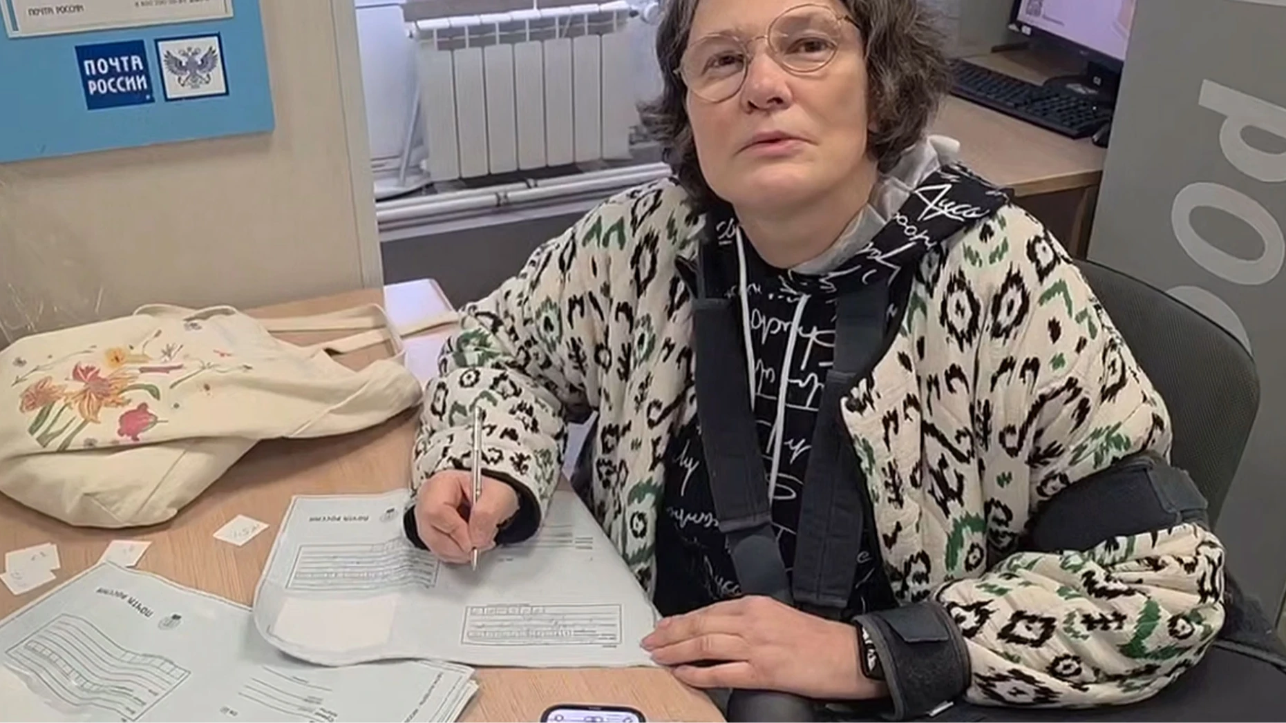 Тетяна Монтян під час відеостріму